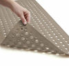 Picture of Gorilla Grip Original Patented Bath, Shower Tub Mat, 35x16, Many Colors, Washable, XL Size Bathroom Bathtub Mats, Drain Holes, Suction Cups, Beige Opaque