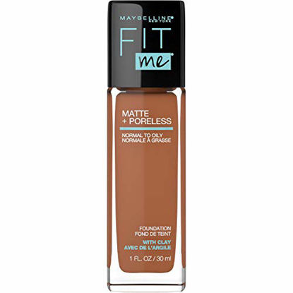 Picture of Maybelline Fit Me Matte + Poreless Liquid Foundation Makeup, Coconut, 1 fl. oz. Oil-Free Foundation