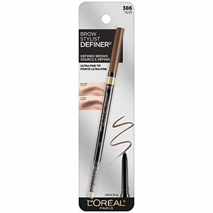 Picture of L'Oreal Paris Makeup Brow Stylist Definer Waterproof Eyebrow Pencil, Taupe, 0.003 Fl Oz
