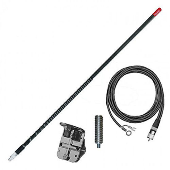 GetUSCart FireStik FG4648B Four foot Noground plane CB antenna kit (Black)