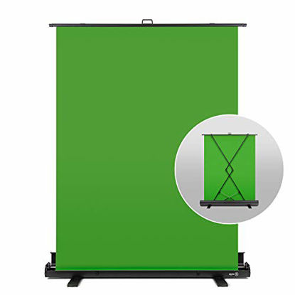 Picture of Elgato Green Screen - Collapsible Chroma Key Panel for Background Removal with Auto-locking Frame, Wrinkle-resistant Chroma-green Fabric, Aluminum Hard Case, Ultra-quick Setup and Breakdown