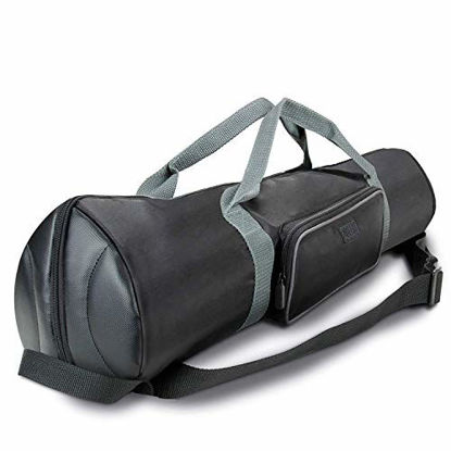 Picture of USA Gear Padded Tripod Case Bag - Holds Tripods from 21 to 35 inches - Adjustable Size Extension, Storage Pocket and Shoulder Strap for Professional Camera Accessories and Photo Carrying Needs