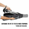 Picture of USA Gear Padded Tripod Case Bag - Holds Tripods from 21 to 35 inches - Adjustable Size Extension, Storage Pocket and Shoulder Strap for Professional Camera Accessories and Photo Carrying Needs