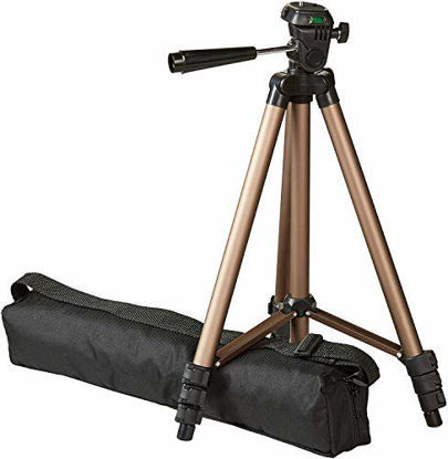 Picture of Amazon Basics Lightweight Camera Mount Tripod Stand With Bag - 16.5 - 50 Inches
