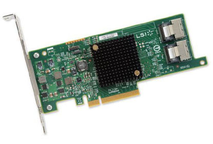 Picture of LSI Logic Controller Card LSI00301 SAS 9207-8i 8Port Internal SAS/SATA 6Gb/s PCI Express Single Retail