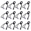 Picture of Mudder Backdrop Background Clips Holder for Photo Video Studio, 12 Pack, Black
