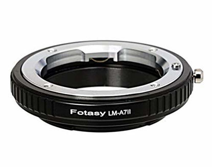 Picture of Fotasy Pro Leica M Lens to Sony FE Adapter, Leica M to E-Mount, FE Leica M Adapter, fits Sony a7 a7 II a7 III a7R a7R II a7R III a7S a7S II a7S III a9 a7R IV a6600 a6500 a6400 a6300 a6100 a6000 a5100