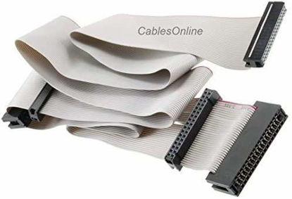 Picture of CablesOnline 24-inch Universal Floppy Drive Ribbon Cable for 3.5 or 5.25in Drives, FF-001
