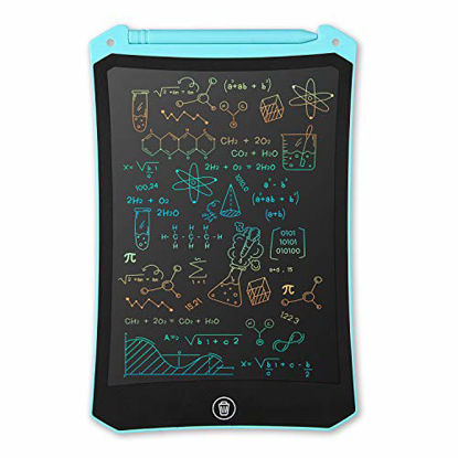 Picture of Newest LCD Writing Tablet, Electronic Digital Writing &Colorful Screen Doodle Board, Cimetech 8.5-Inch Handwriting Paper Drawing Tablet Gift for Kids and Adults at Home,School and Office (Blue)