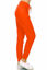 Picture of Leggings Depot JGA128-ORANGE-M Solid Jogger Track Pants w/Pockets, Medium