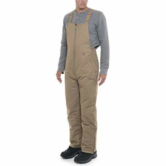 Picture of Arctix Men's Essential Insulated Bib Overalls, Khaki, Medium (32-34W 34L)