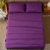 Picture of Sonoro Kate Bed Sheet Set Super Soft Microfiber 1800 Thread Count Luxury Egyptian Sheets 18-Inch Deep Pocket Wrinkle and Hypoallergenic-4 Piece(Full Purple)