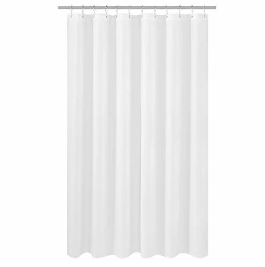 Extra Long Shower Curtain Liner Fabric, 80 Inch Length Shower Curtains