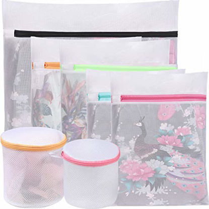 Picture of BAGAIL Mesh Laundry Bags Laundry,Blouse, Hosiery, Stocking, Underwear, Bra Lingerie, Travel Laundry Bag (7 Set)