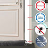 Picture of MAGZO Upgraded Bottom Door Draft Stopper 34inch, Under Door Snake Noise Blocker Easy Storage Saving Energy Gray Cold Air Stopper (Gray)