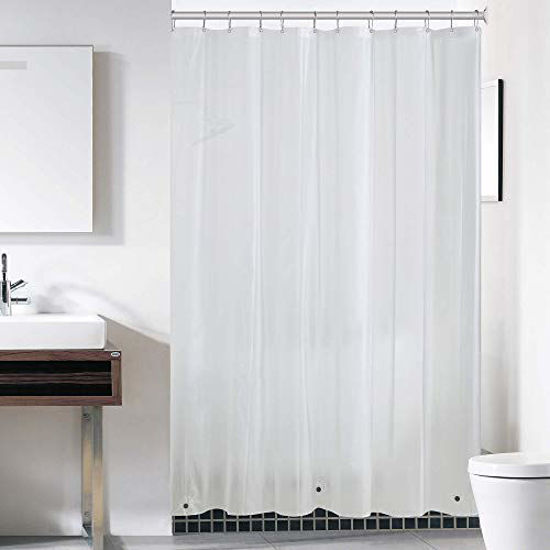 Getuscart Downluxe Set Of 2 Frosted, How To Weigh A Shower Curtain Down
