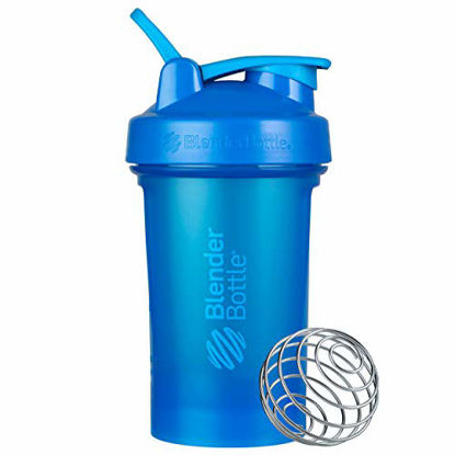 Picture of BlenderBottle Classic V2 Shaker Bottle Perfect for Protein Shakes and Pre Workout, 20-Ounce, Cyan