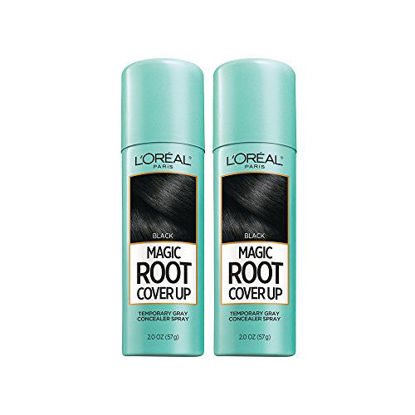 Picture of L'Oreal Paris Hair Color Root Cover Up Hair Dye Black 2 Ounce (Pack of 2) (Packaging May Vary)