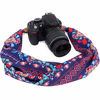 Picture of Wolven Soft Scarf Camera Neck Shoulder Strap Belt Compatible with All DSLR/SLR/Digital Camera (DC) / Instant Camera/Polaroid Etc, Purple Floral