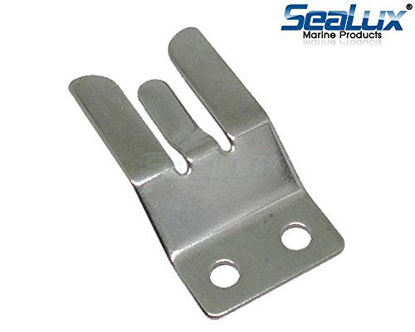 Picture of SeaLux Marine Stainless Steel VHF Radio Microphone Clip 1" x 1-7/8"