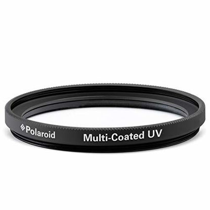 Picture of Polaroid Optics 82mm UV Filter | Protective Ultraviolet Filter Absorbs Haze, Improves Images & Shields Lens from Atmospheric Damage | Slim Multi-Coated Glass
