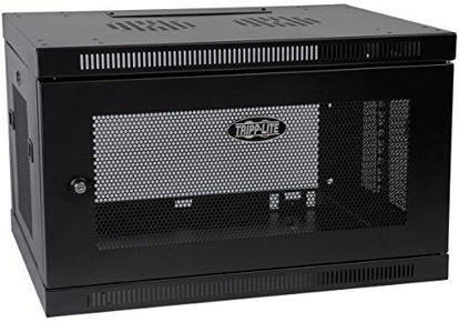 Picture of Tripp Lite 6U Wall Mount Rack Enclosure Server Cabinet, 16.5" Deep, Switch-Depth (SRW6U), Black