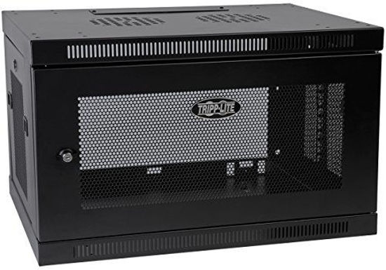 Picture of Tripp Lite 6U Wall Mount Rack Enclosure Server Cabinet, 16.5" Deep, Switch-Depth (SRW6U), Black