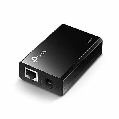 Picture of TP-LINK 802.3af Gigabit PoE Injector | Convert Non-PoE to PoE Adapter | Auto Detects the Required Power, up to 15.4W | Plug & Play | Distance Up to 100 meters (328 ft.) | Black (TL-PoE150S)