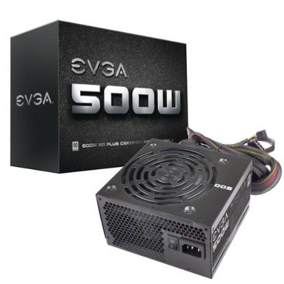 Picture of EVGA 500W 80PLUS Certified ATX12V/EPS12V Power Supply 100-W1-0500-KR