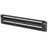 Picture of Tripp Lite 48-Port 2U Rackmount Cat6 110 Patch Panel 568B, RJ45 Ethernet(N252-048) , Black