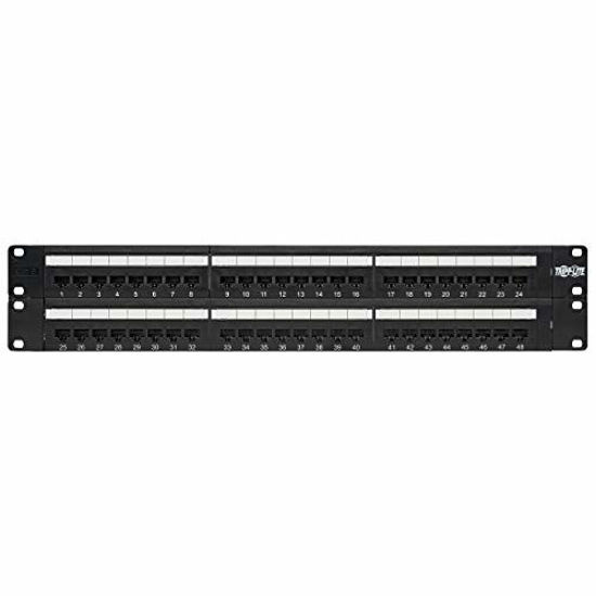 GetUSCart- Tripp Lite 48-Port 2U Rackmount Cat6 110 Patch Panel 568B ...