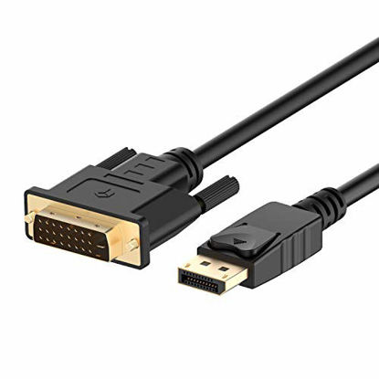 Picture of Rankie DisplayPort (DP) to DVI Cable, Gold Plated, 6 Feet
