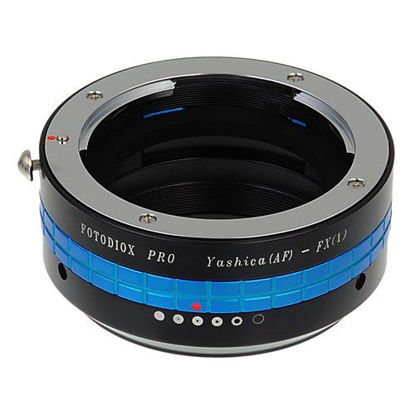 Picture of Fotodiox Pro Lens Mount Adapter, for Yashica AF Lens to Fujifilm X-Mount Mirrorless Cameras