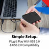 Picture of Toshiba (HDTB420XK3AA) Canvio Basics 2TB Portable External Hard Drive USB 3.0, Black