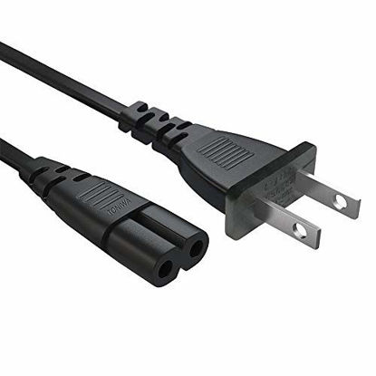 Picture of [UL Listed] Power Cord Compatible Samsung 24" 32" 40" 43" 48" 49" 50" 55" 60" 65" 75" LCD HD Smart 4K Curved TV