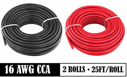 CCA Cable for Car Audio Video Amplifier Remote Turn on Automotive Trailer Signal Light Wiring GS Power 12 Gauge Ga 4 Rolls of 100 Feet 400 ft Total Color: Black Red Blue Yellow Primary Wire