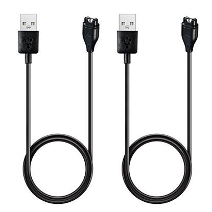 Picture of Kissmart Compatible with Garmin Vivoactive 3 Charging Cable, Replacement Charger Cable Cord for Garmin Vivoactive 3 Smartwatch (2 Pack)