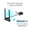 Picture of Asus AX3000 (Pce-AX58BT) Next-Gen WiFi 6 Dual Band PCIe Wireless Adapter with Bluetooth 5.0 - Ofdma, 2x2 MU-Mimo and Wpa3 Security,Black