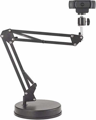 Picture of OXENDURE Webcam Stand 22 inch Suspension Boom Scissor Arm Stand with Base,Compatible with Logitech Webcam C925e C922x C922 C930e C930 C920 C615, GoPro Hero 8/7/6/5, Arlo Ultra/Pro/Pro 2/Pro 3/Brio 4K