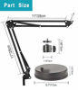 Picture of OXENDURE Webcam Stand 22 inch Suspension Boom Scissor Arm Stand with Base,Compatible with Logitech Webcam C925e C922x C922 C930e C930 C920 C615, GoPro Hero 8/7/6/5, Arlo Ultra/Pro/Pro 2/Pro 3/Brio 4K