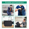 Picture of Electronics Organizer, Travel Cable Storage Bag Electronic Gadgets Accessories Case for Charging Cable, Cable Cord, Cell Phone, Hard Drives- Including 5 Pcs Reusable Fastening Cable Ties
