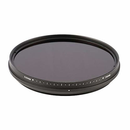 Picture of Runshuangyu 77mm 6 in 1 Infrared IR Pass X-Ray Lens Filter, Adjustable 530nm to 750nm Screw-in Filter for Canon Nikon Sony Panasonic Fuji Kodak DSLR Camera