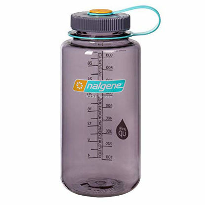 Picture of Nalgene Tritan Wide Mouth BPA-Free Water Bottle, Aubergine, 32 oz
