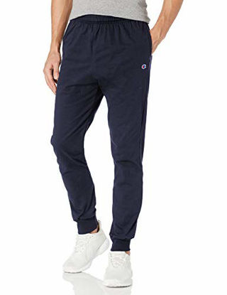 Picture of Champion Men's Jersey Jogger, Navy, L