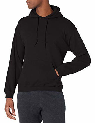 Picture of Gildan Men's Fleece Hooded Sweatshirt, Style G18500, Black, Large