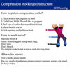 Picture of 5 Pairs Graduated Compression Socks for Women&Men 20-30mmhg Knee High Sock (Multicoloured 1, Large/X-Large(US SIZE))