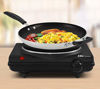 Picture of Elite Gourmet Countertop Electric Hot Burner, Temperature Controls, Power Indicator Lights, Easy to Clean, Single, Black