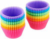 Picture of Amazon Basics Reusable Silicone Baking Cups, Pack of 24, 5.5 x 2.8 x 3.4, Multicolor