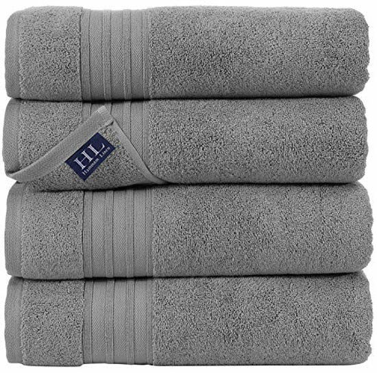 GetUSCart- Hammam Linen 100% Cotton 27x54 4 Piece Set Bath Towels