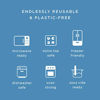 Picture of Stasher 100% Silicone Food Grade Reusable Storage Bag, Clear (Stand-Up Mid) | Reduce Single-Use Plastic | Cook, Store, Sous Vide, or Freeze | Leakproof, Dishwasher-Safe, Eco-friendly, Non-Toxic